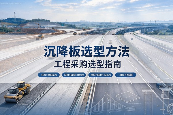 庐江沉降板选择方法