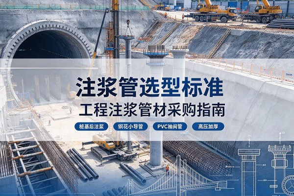 庐江注浆管选型标准