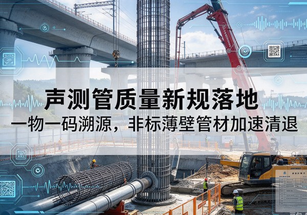 庐江声测管质量新规落地，一物一码溯源，非标薄壁管材加速清退