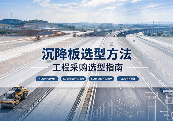 庐江沉降板选择方法